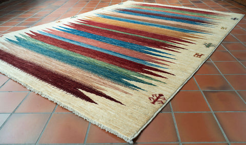 Handmade Afghan Kharjeen rug - 308091