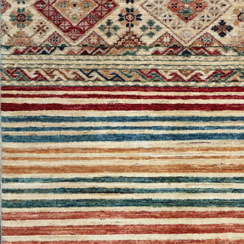 Handmade fine Afghan Samarkand rug - ENR308188