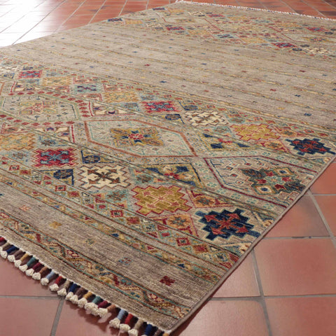 Fine handmade Afghan Samarkand rug - 308220