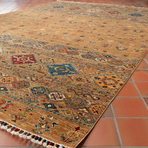 Handmade fine Afghan Samarkand carpet - 308225