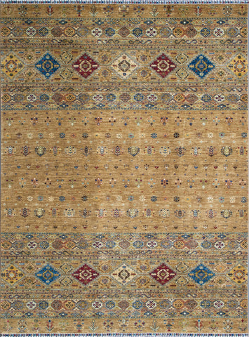 Handmade fine Afghan Samarkand carpet - ENR308225