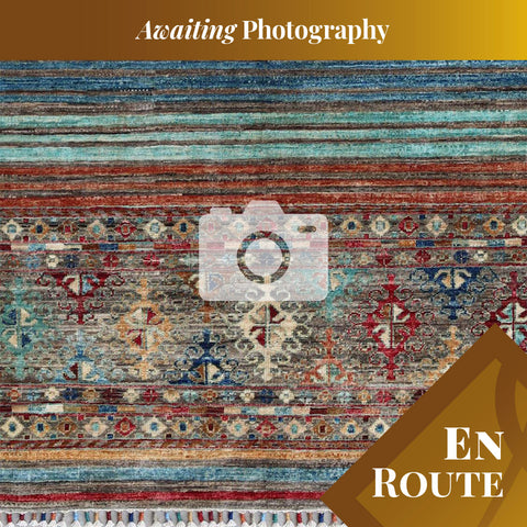 Handmade fine Afghan Samarkand rug - ENR308285