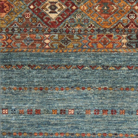 Handmade fine Afghan Samarkand rug - ENR308289