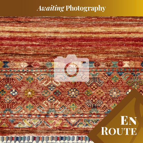 Handmade Afghan Samarkand rug - ENR308291