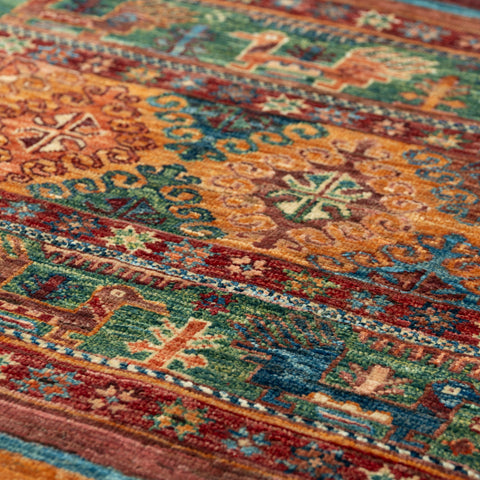 Handmade fine Afghan Samarkand runner - 308297