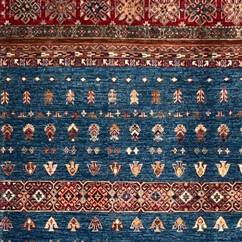 Handmade Afghan Kharjeen rug - ENR308299