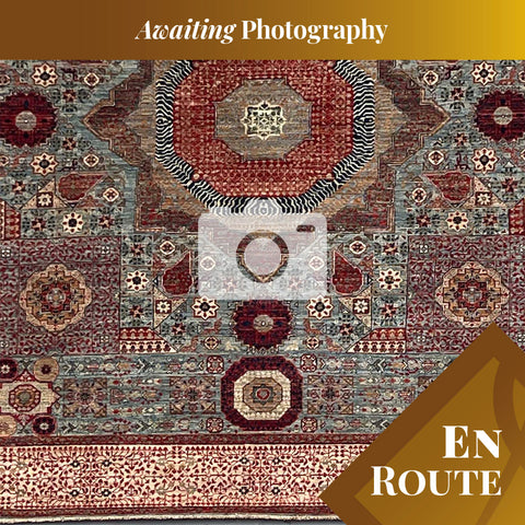 Handmade Afghan Mamluk carpet - ENR308330