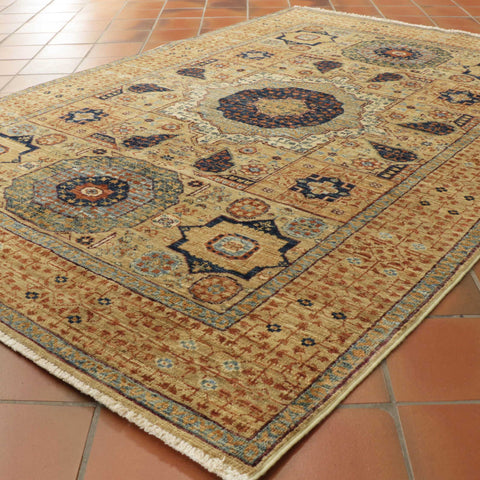 Handmade Afghan Mamluk rug - 308332