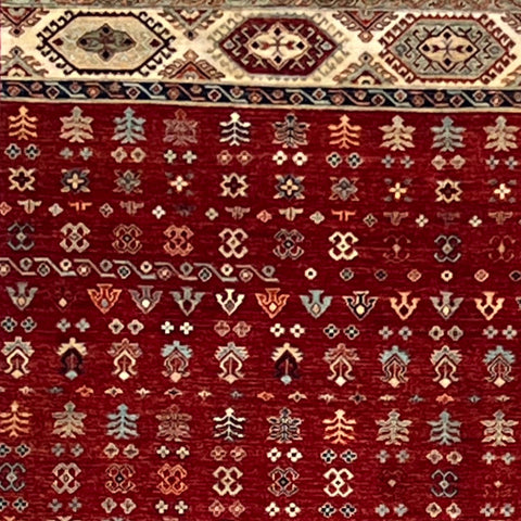 Handmade Afghan Kharjeen rug - ENR308366