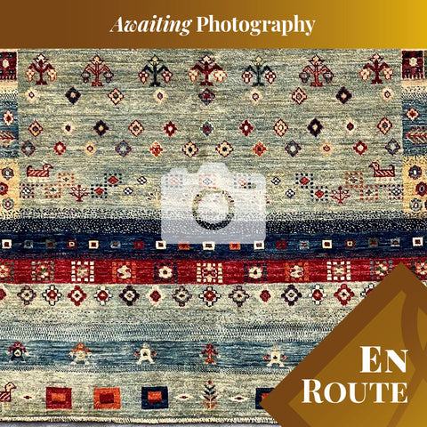 Handmade Afghan Gabbeh rug - ENR308369