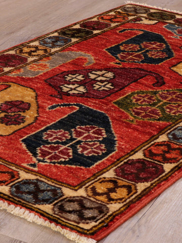 Handmade Afghan Ersari rug - 308378