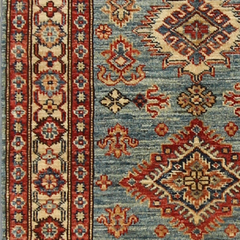 Handmade Afghan Kazak rug - ENR308425