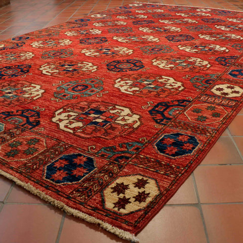 Handmade fine Afghan Ersari rug - 308434