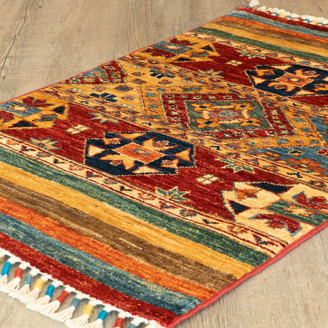 Handmade Afghan Kharjeen rug - 308445