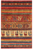 Handmade Afghan Kharjeen rug - ENR308446