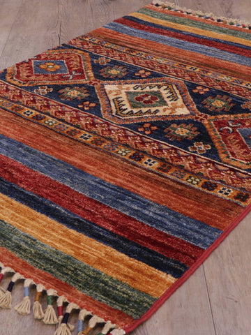 Handmade Afghan Kharjeen rug - 308448