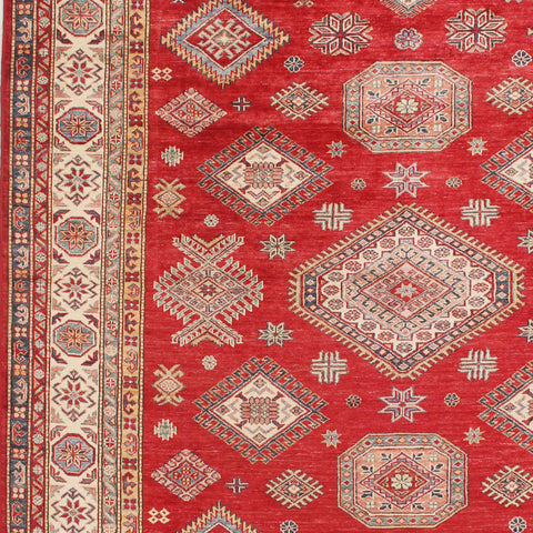 Handmade fine Afghan Kazak rug - ENR308501