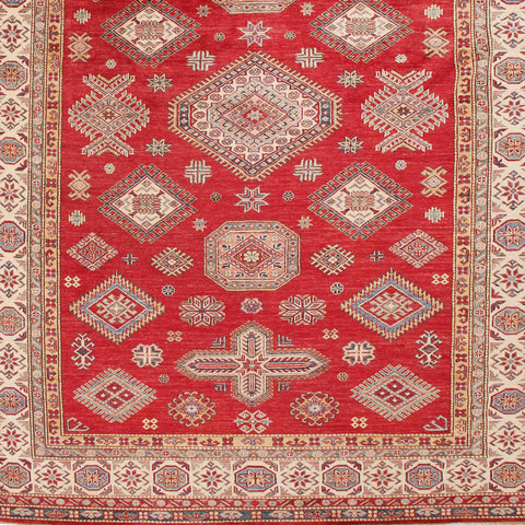 Handmade fine Afghan Kazak rug - ENR308501