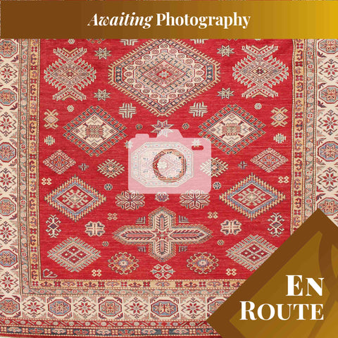 Handmade fine Afghan Kazak rug - ENR308501