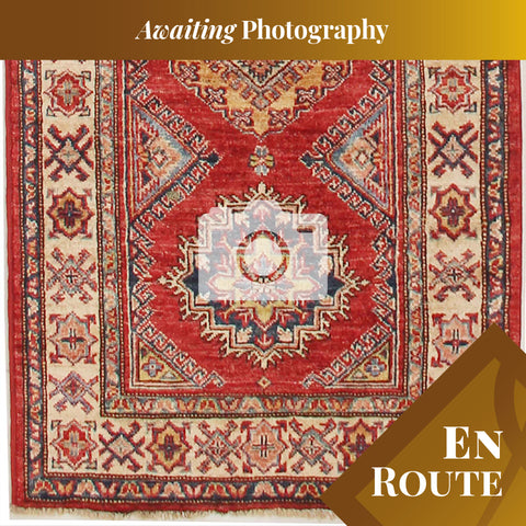 Handmade fine Afghan Kazak runner - ENR308506