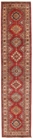 Handmade fine Afghan Kazak runner - ENR308506