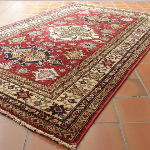 Handmade Afghan Kazak rug - 308508