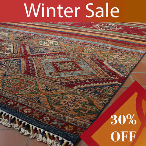 Handmade Afghan Kharjeen carpet - WS308521