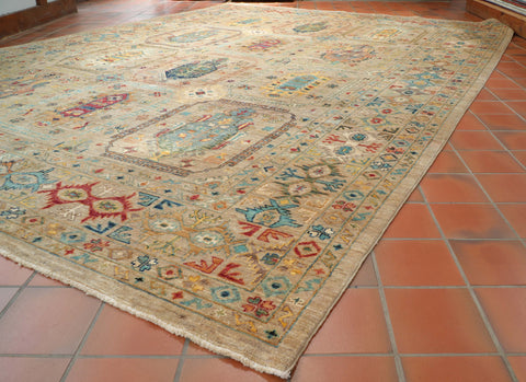 Handmade fine Afghan Tribal carpet - 308744