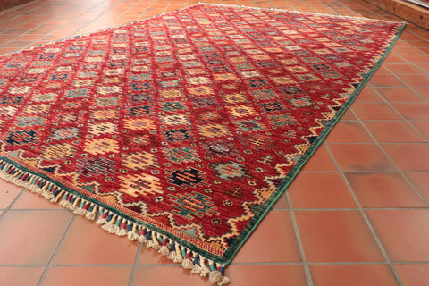 Handmade fine Afghan Samarkand rug - 308772