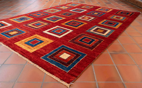 Handmade Afghan Loribaft rug - 308777