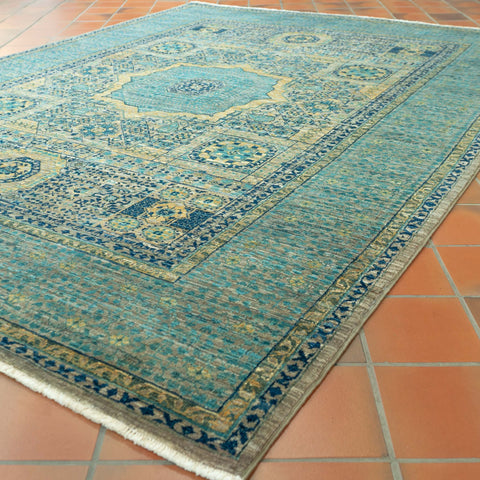 Handmade fine Afghan Mamluk rug - 308787