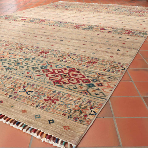 Handmade fine Afghan Samarkand carpet - 308791