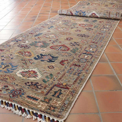 Handmade Afghan Aryana long runner - 308913