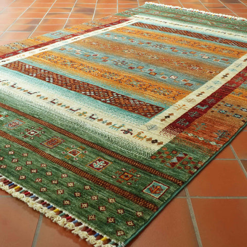 Handmade Afghan Loribaft rug - 308981