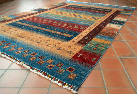 Handmade Afghan Loribaft rug - 308983