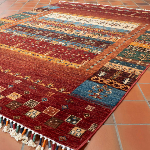 Handmade Afghan Loribaft rug - 308990