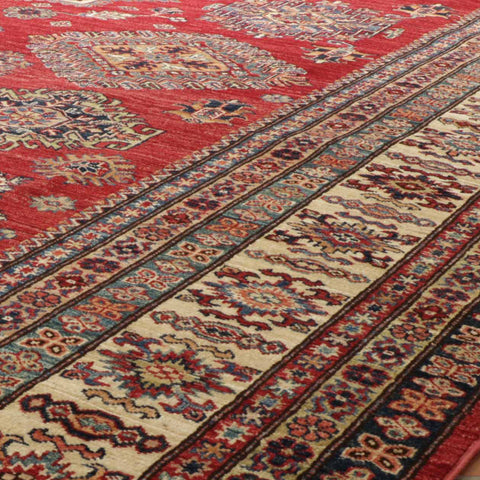 Handmade fine Afghan Kazak carpet - 30925034