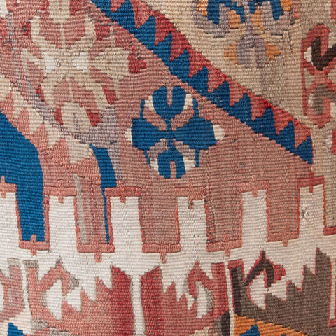 Turkish kilim covered bar stool -309074b