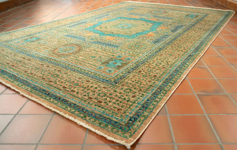 Handmade fine Afghan Mamluk rug - 30925149