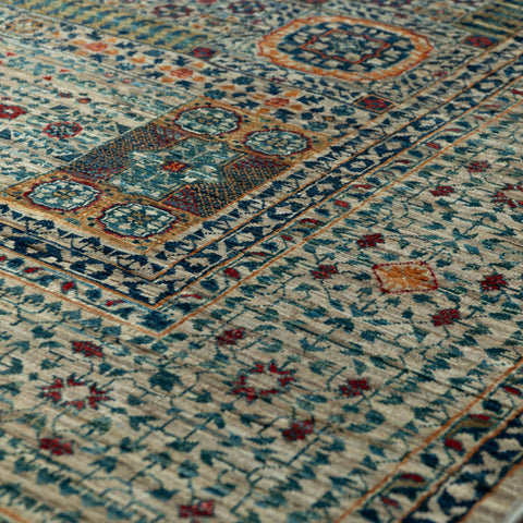 Handmade fine Afghan Mamluk rug - 309151