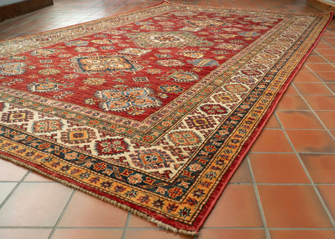 Handmade fine Afghan Kazak carpet - 309236