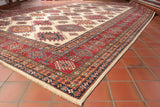 Handmade fine Afghan Kazak carpet - 309256