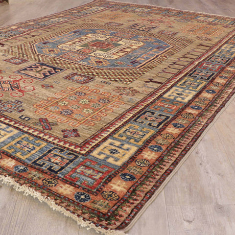 Handmade fine Afghan Kazak rug - 30925258