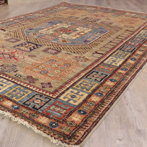 Handmade fine Afghan Kazak rug - 30925258