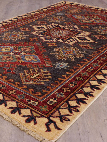 Handmade fine Afghan Kazak rug - 309261