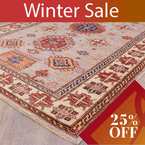 Handmade fine Afghan Kazak rug - 30925263