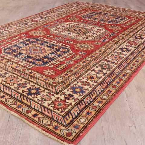 Handmade fine Afghan Kazak rug - 309265