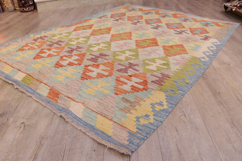 Handmade Afghan Kilim - 309301