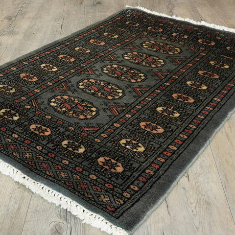 Handmade Pakistan Mori Bokhara rug - 309365