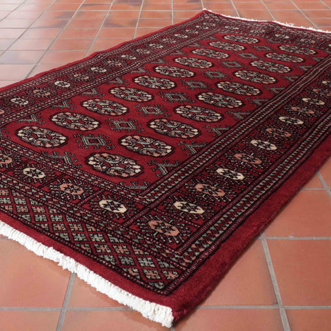 Handmade Pakistan Bokhara rug - 309371